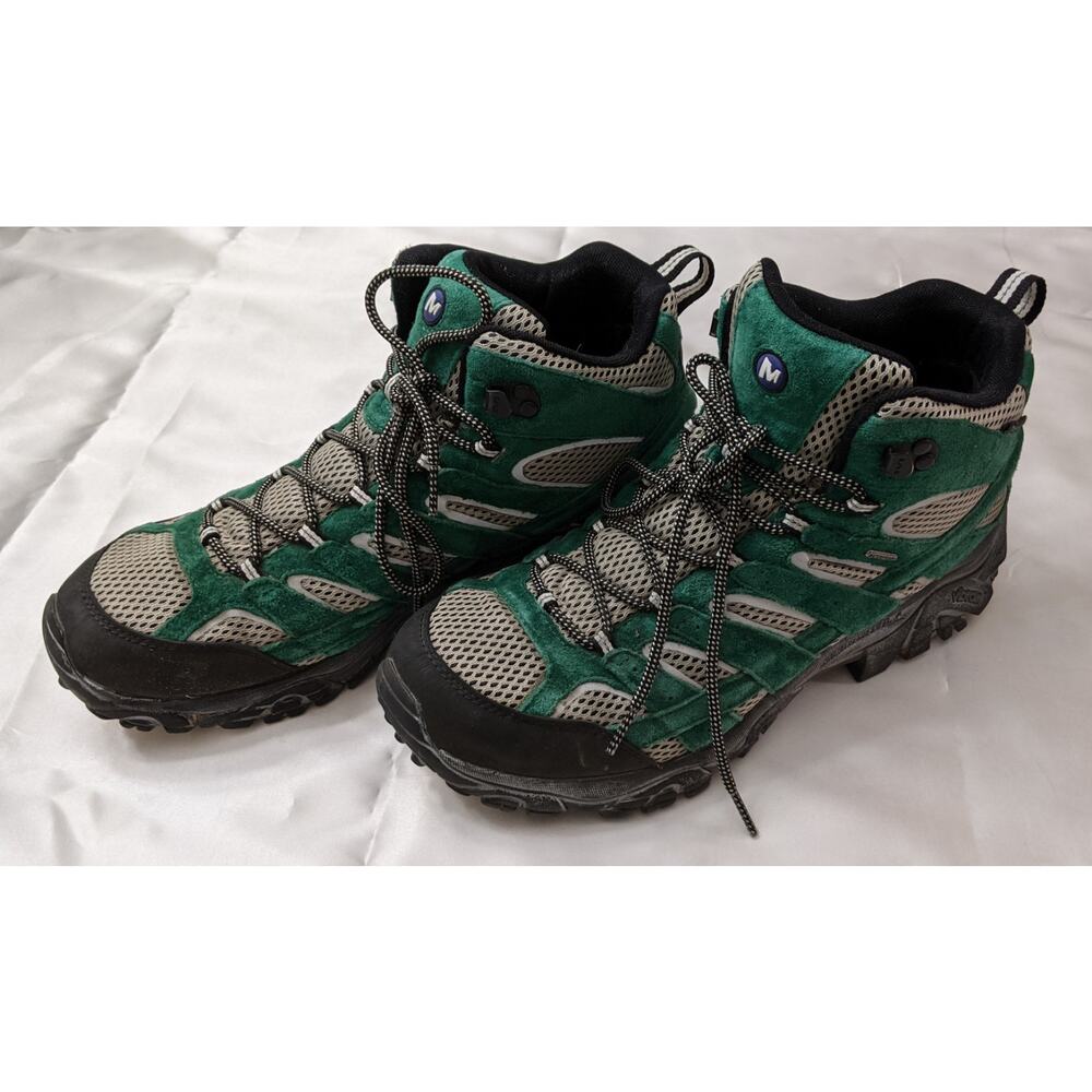 Merrell Mens Moab 2 Mid Waterproof X Outdoor Voices Hiking Boots Sz 12 Galapagos